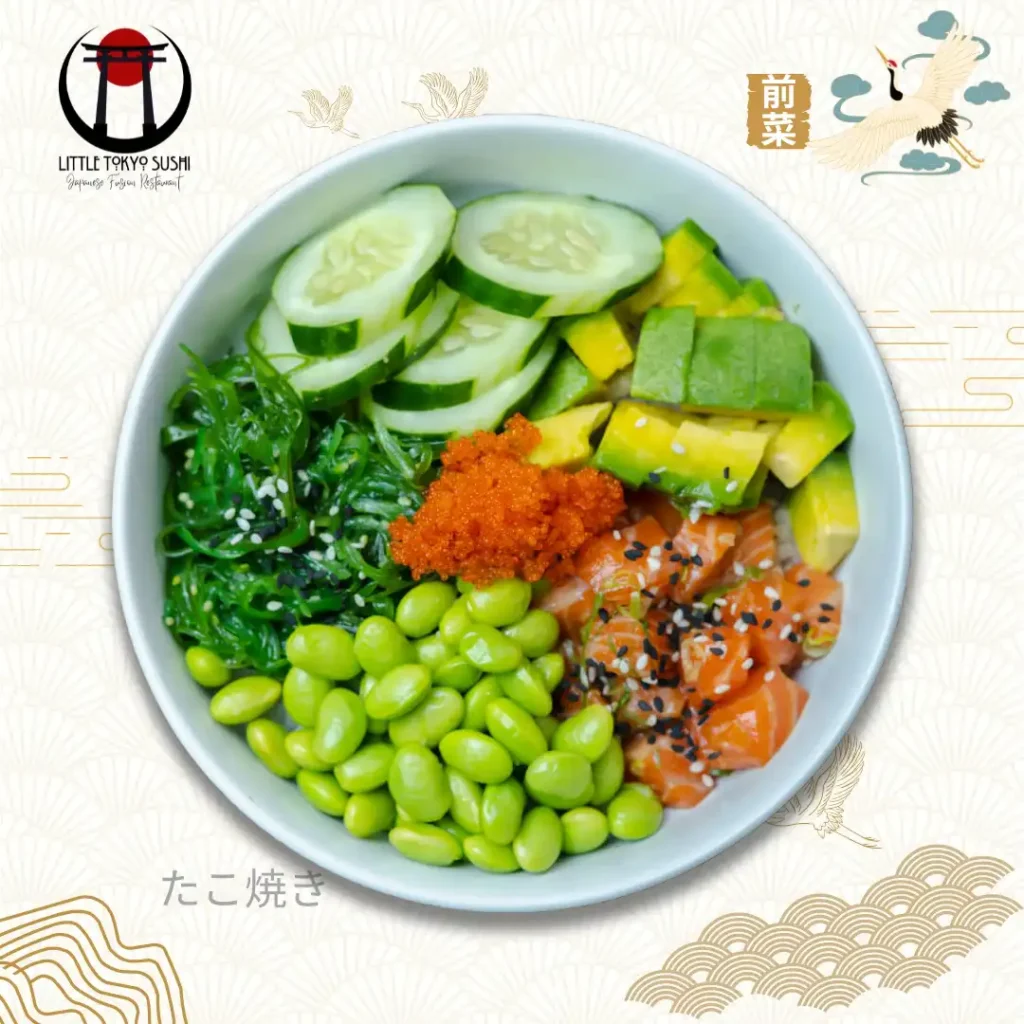 Salmon Ponzu Poke Bowl